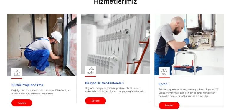 A2 Mühendislik web sitesi ekran görüntüsü